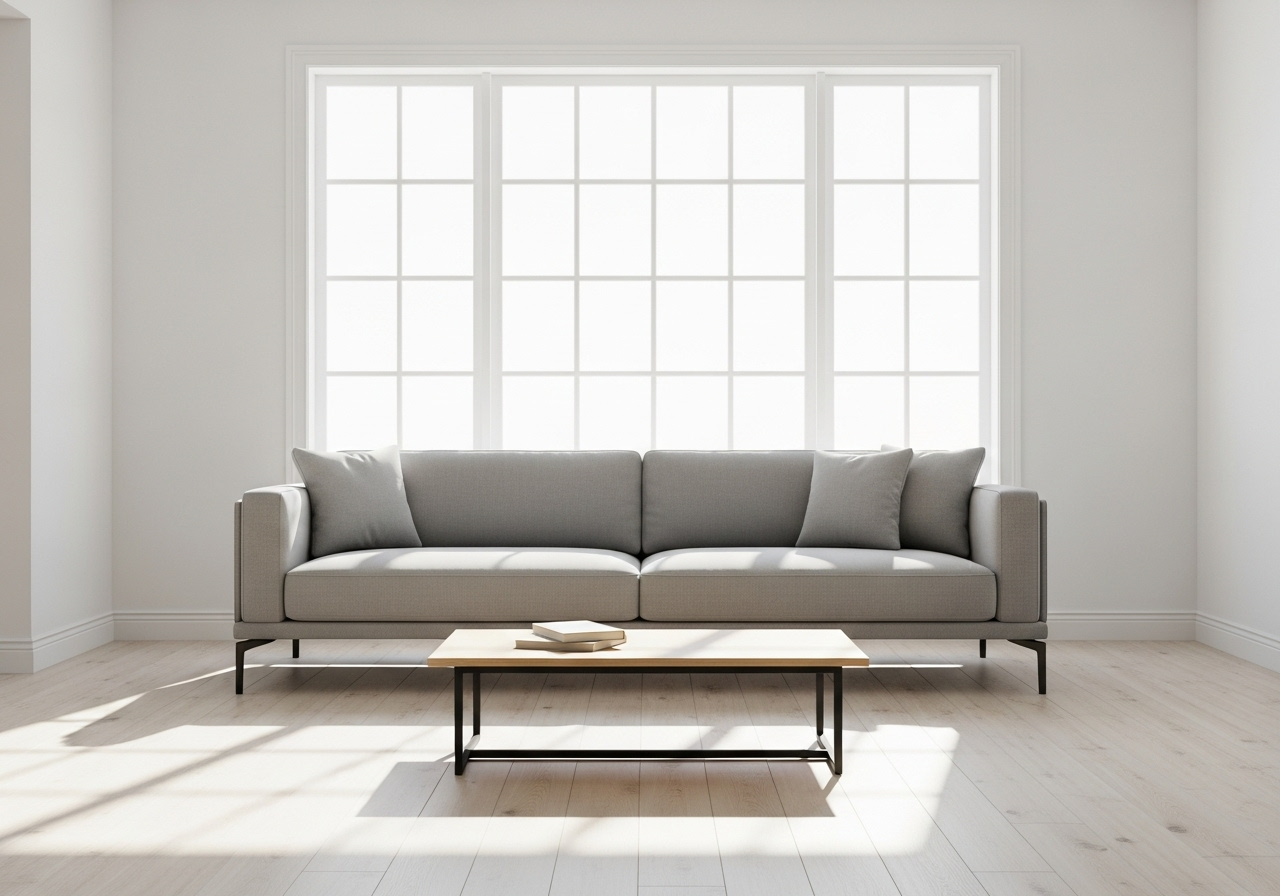 1. Modern Minimalist Sofa