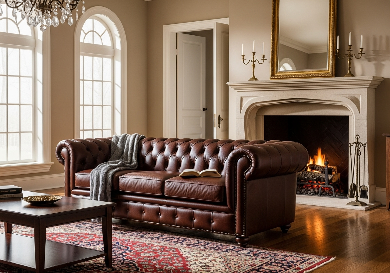 2. Chesterfield Sofa